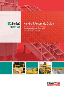 FRP Solutions RailEX® FRP Handrail Assembly Glob