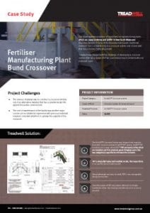 TWG Case Studies Fertiliser Manufacturing Plant Bund Crossover